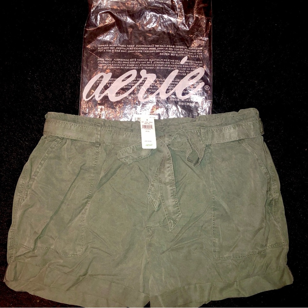 Aerie Green Athletic Shorts